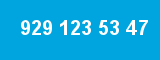 929 123 53 47 929 123 53 47